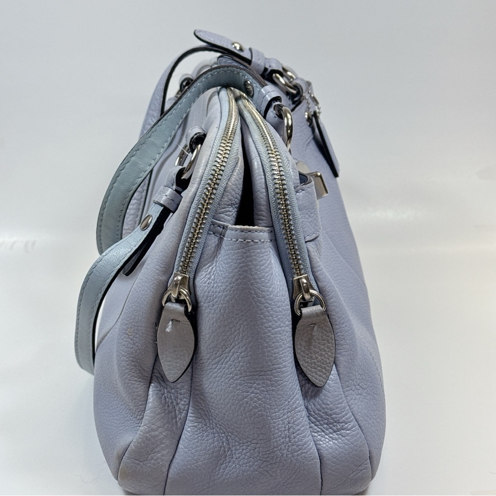 COACH Womens Lilac Leather Penelope Tote CN - Picture 8 of 16